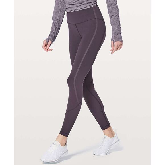 lululemon athletica Pants - Lululemon Stop Drop and Squat Tight Luxtreme Boysenberry Purple Pants Size 6